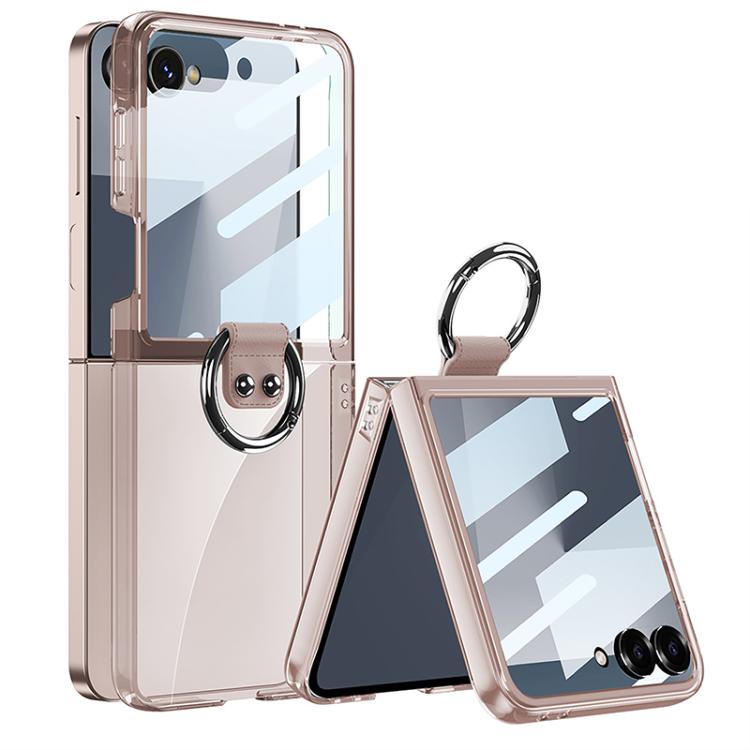 GKK Integrated Large Window PC Ring Holder Phone Case