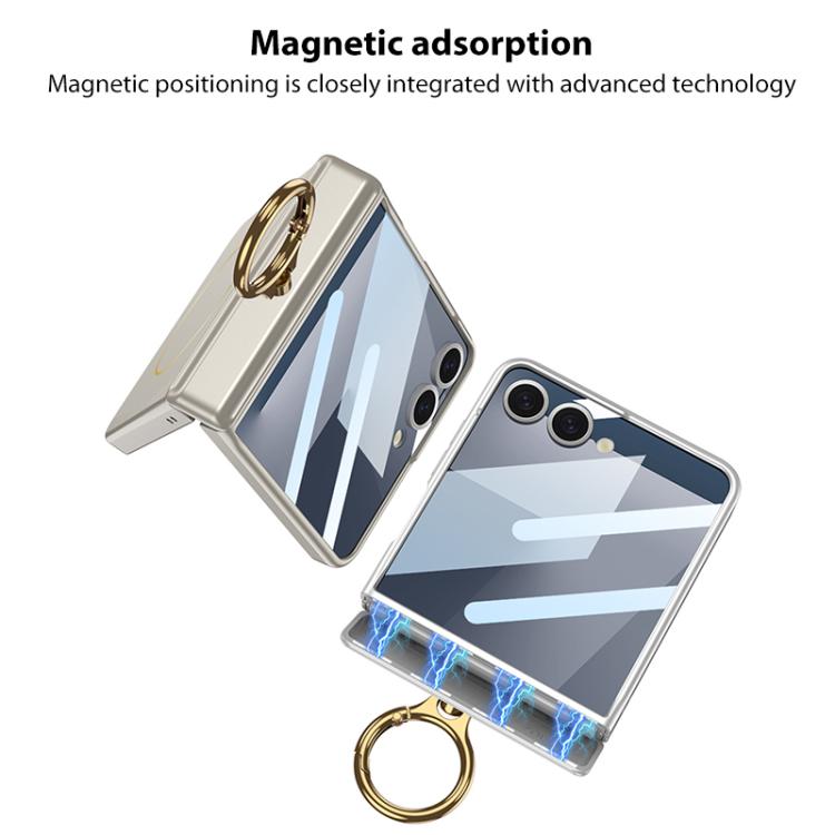 GKK MagSafe Magnetic Hinged Flip Case with Ring Holder