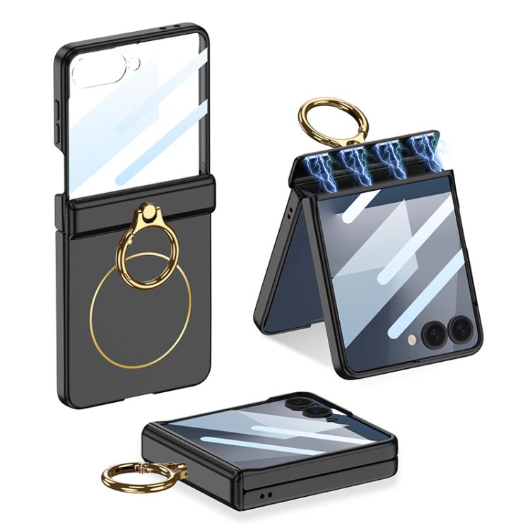 GKK MagSafe Magnetic Hinged Flip Case with Ring Holder