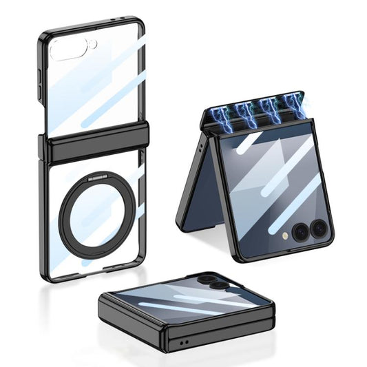 GKK Integrated Magnetic Hinge Phantom Phone Case with Rotating Bracket