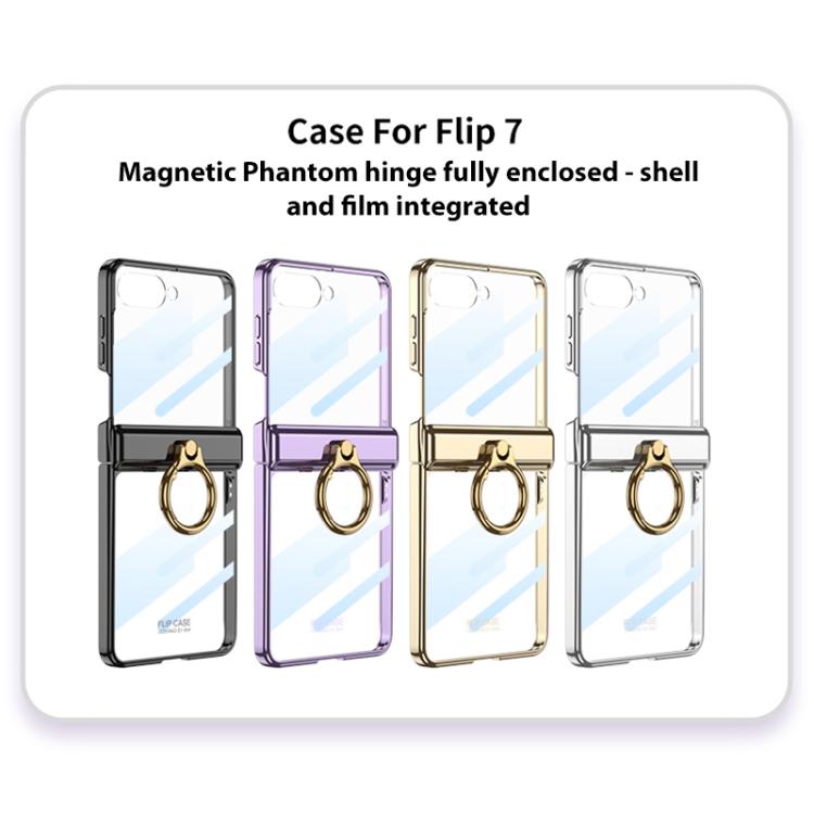 GKK Integrated  Magnetic Folding Phantom Rotary Phone Case with Ring Holder