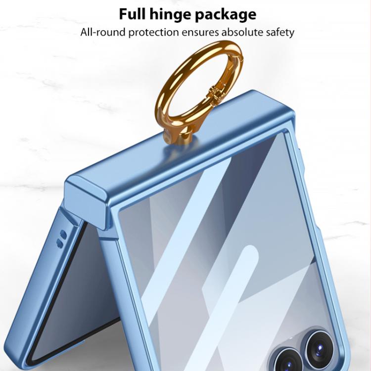 GKK Integrated MagSafe Ultra-thin Hinge Full Coverage Phone Case with Ring