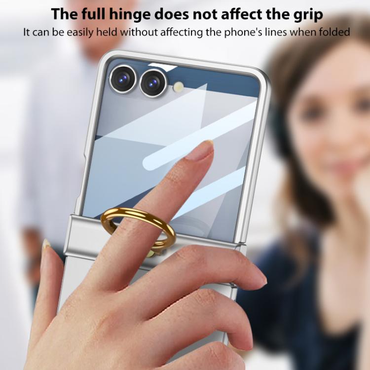 GKK Integrated MagSafe Ultra-thin Hinge Full Coverage Phone Case with Ring