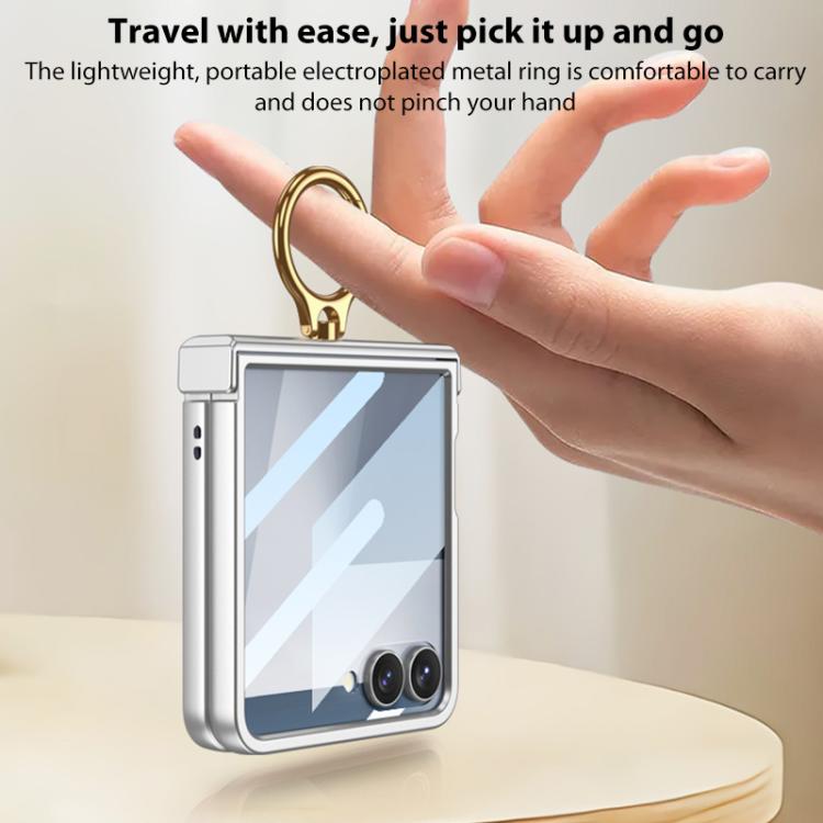 GKK Integrated Ultra-thin Hinge Full Coverage Phone Case with Ring