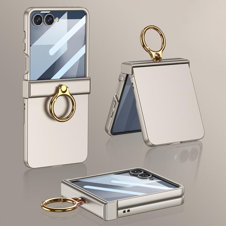 GKK Integrated Ultra-thin Hinge Full Coverage Phone Case with Ring