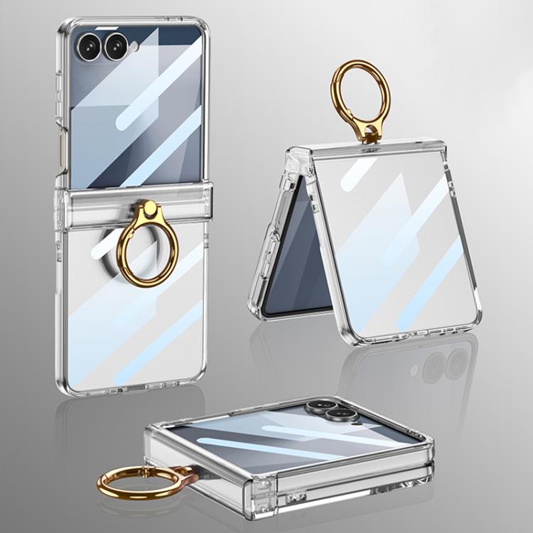 GKK Integrated Ultra-thin Hinge Full Coverage Phone Case with Ring