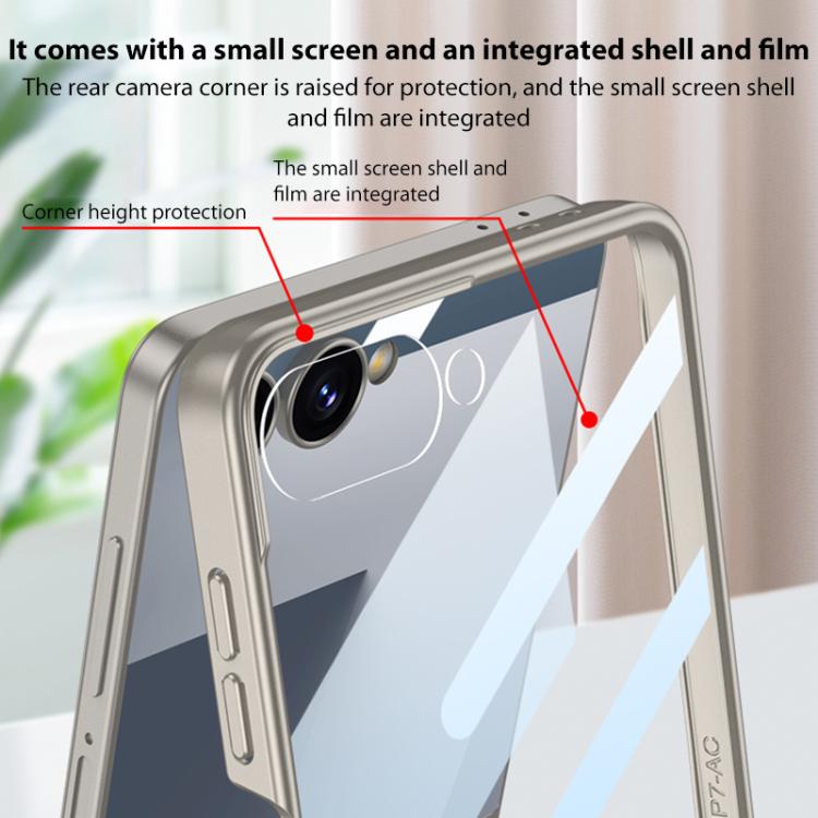 GKK Integrated Ultra-thin Leather Card Slots Phone Case with Ring Holder