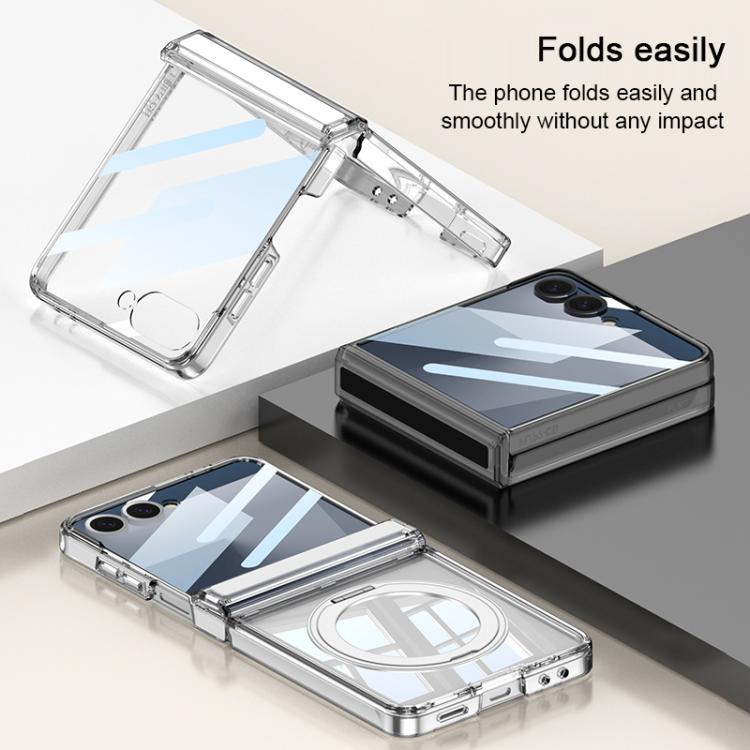 GKK Integrated MagSafe Magnetic Hinge Folding Airbag Phone Case with Rotating Holder