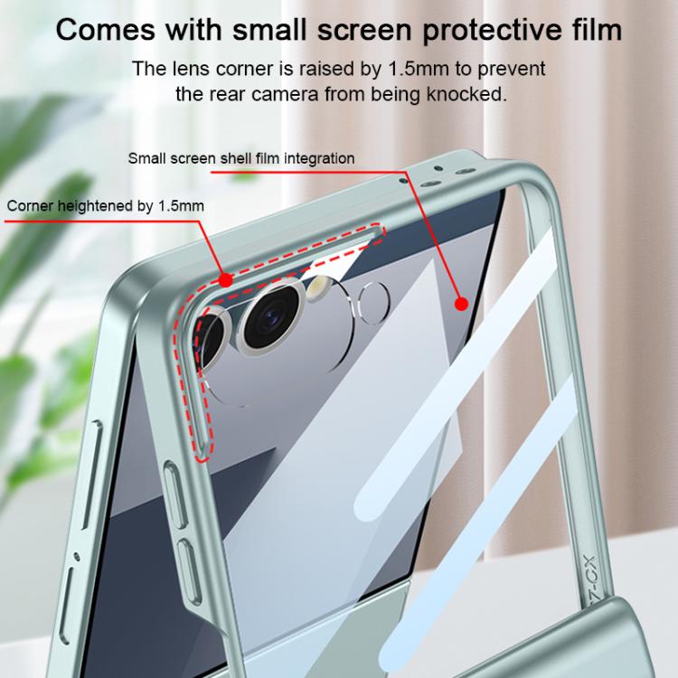 GKK Integrated Magnetic Folding Full Cover Phone Case with D-Cross Ring