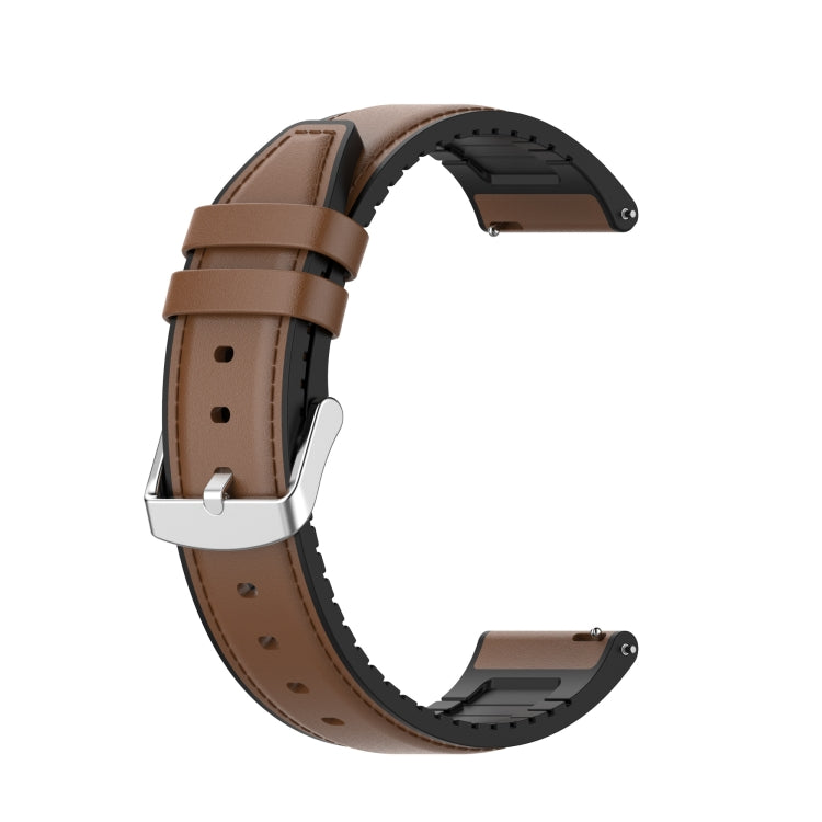 22mm Silicone Leather Replacement Strap Watchband for Samsung Galaxy Watch 3 45mm, For Samsung Galaxy Watch 3 45mm