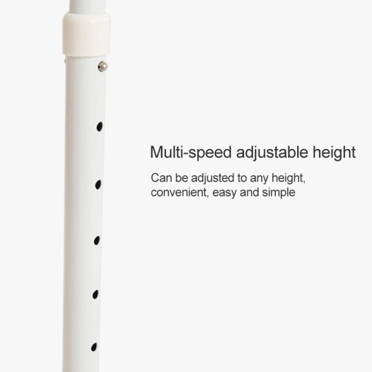 Plastic Pad Steel Tube Bracket Liftable Foldable Portable Multi-purpose Laptop Table, Adjustable Height: 52-72cm, Adjustable Angle: 30 Degrees / 60 Degrees / 90 Degrees, Adjustable Height: 52-72cm White
