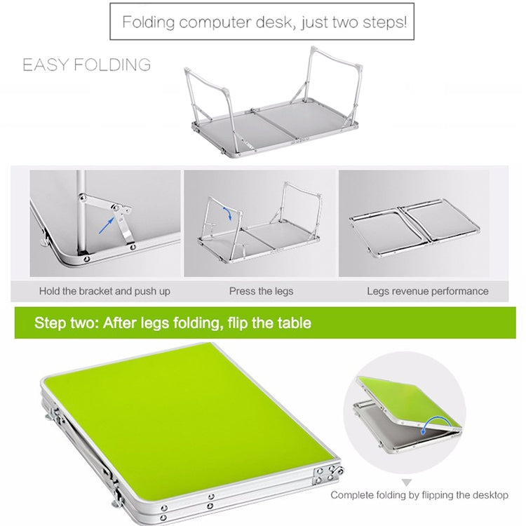Plastic Mat Adjustable Portable Laptop Table Folding Stand Computer Reading Desk Bed Tray, Plastic Mat, Plastic Mat (Wood), Plastic Mat (Sapphire Blue)