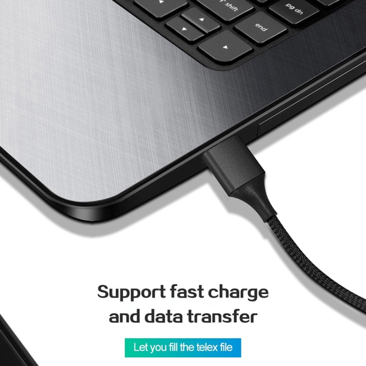 M11 3 in 1 5A USB to 8 Pin + Micro USB + USB-C / Type-C Nylon Braided Magnetic Data Cable, Cable Length: 2m, 8 Pin + Micro USB + USB-C / Type-C