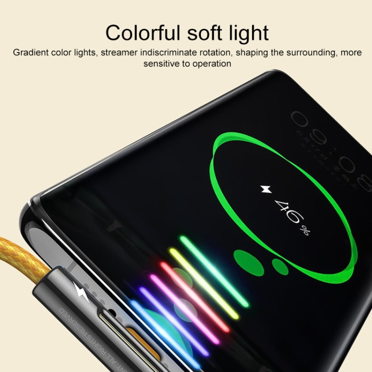 ROCK M3 8 Pin T-shape PD Fast Charging Data Cable, Length: 1m, 8 Pin