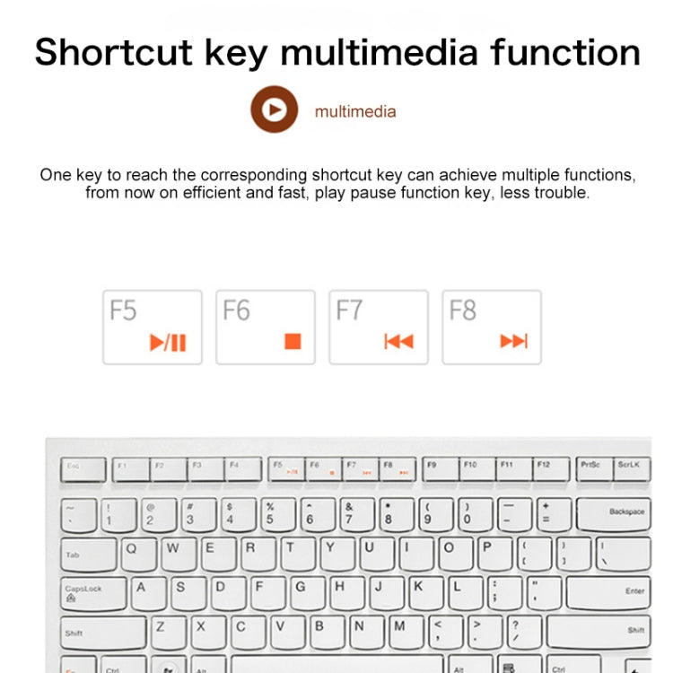 Lenovo K5819 Office Simple Ultra-thin Wired Keyboard, K5819 (Black)