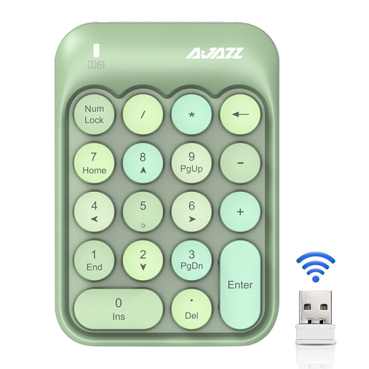 Ajazz AK18 2.4G Mini Wireless Mixed Color Keys Numeric Keyboard