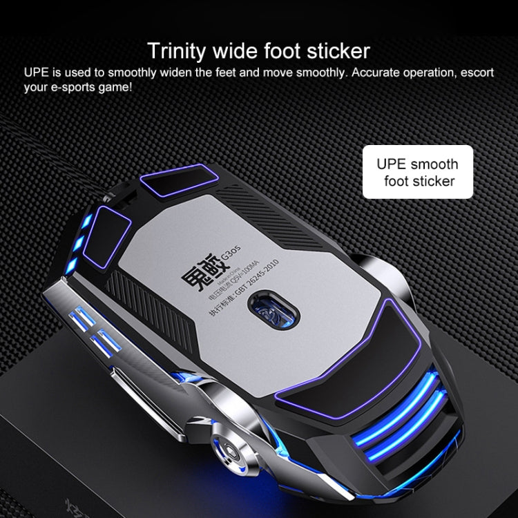 YINDIAO 3200DPI 4-modes Adjustable 7-keys RGB Light Wired Gaming Mechanical Mouse, Style: Silent Version, Style: Silent Version