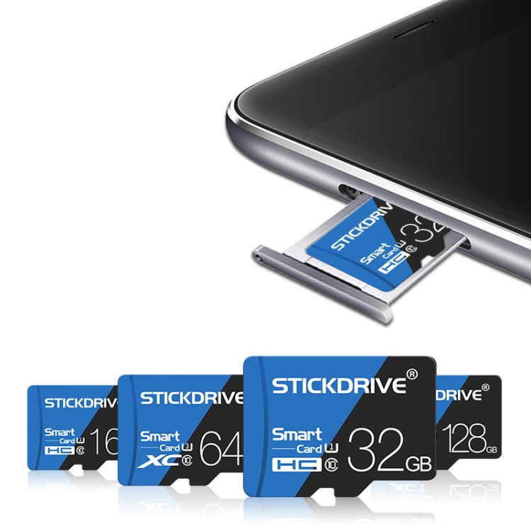 STICKDRIVE 128GB High Speed U3 Blue and Black TF(Micro SD) Memory Card