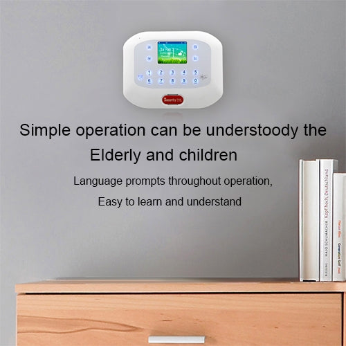 DY-GSM50A 8 in 1 Kit 315MHz / 433MHz Wireless GSM/PSTN Intelligent Anti-Burglar Alarm System, Touch Panel LCD Screen, DY-GSM50A