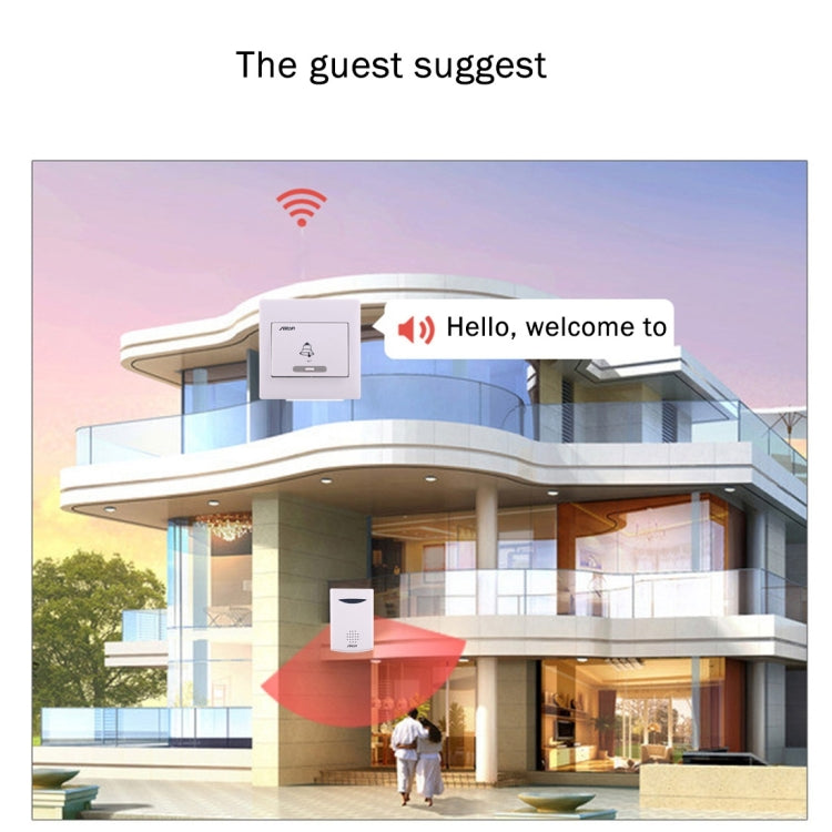 Aiton V006C Wireless Digital Music Doorbell, Receiver Distance: 150m, V006C
