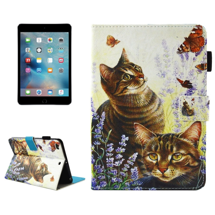 For iPad mini 4 / 3 / 2 / 1 Horizontal Flip Leather Case with Holder & Wallet & Card Slots & Sleep / Wake-up Function & Pen Slot, For Apple iPad mini & iPad mini 2 & iPad mini 3 & iPad mini 4