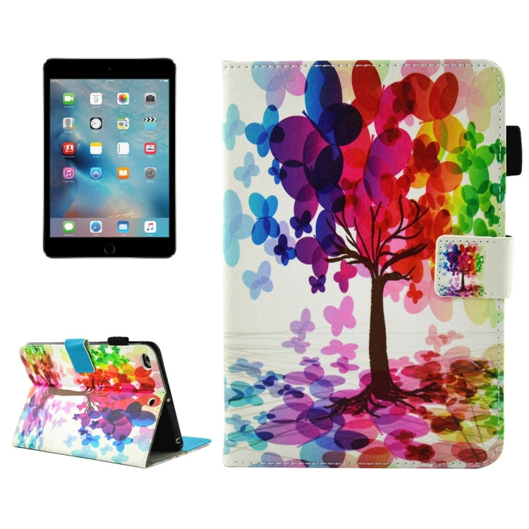 For iPad mini 4 / 3 / 2 / 1 Horizontal Flip Leather Case with Holder & Wallet & Card Slots & Sleep / Wake-up Function & Pen Slot, For Apple iPad mini & iPad mini 2 & iPad mini 3 & iPad mini 4