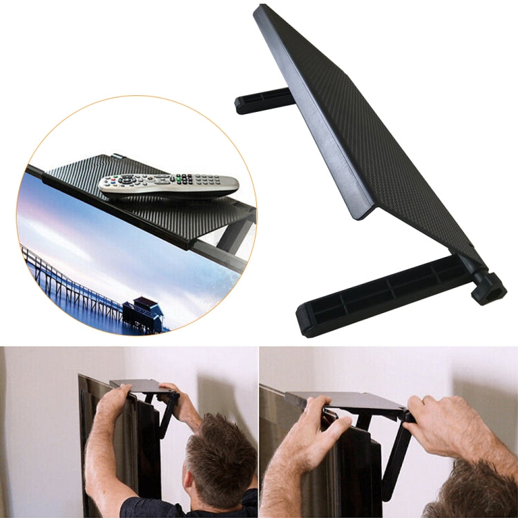 Television Computer Monitor Shelf Remote Control Set-top Box Storage Bracket, Set-top Box Bracket