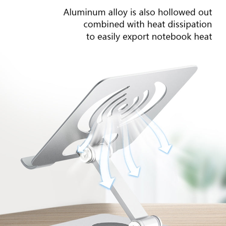 L-13 Aluminum Alloy Foldable Rotating Laptop/Tablet Stand, L-13