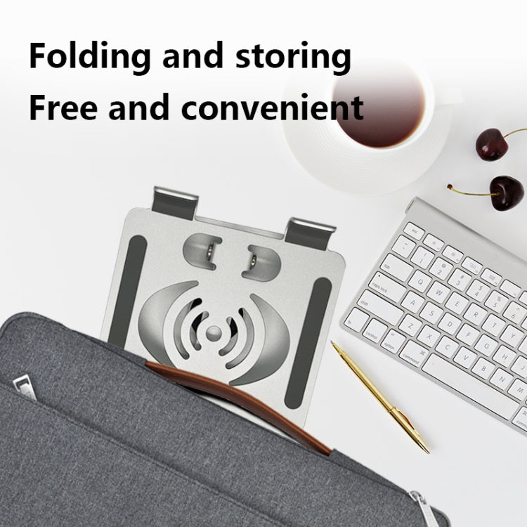 L-13 Aluminum Alloy Foldable Rotating Laptop/Tablet Stand, L-13