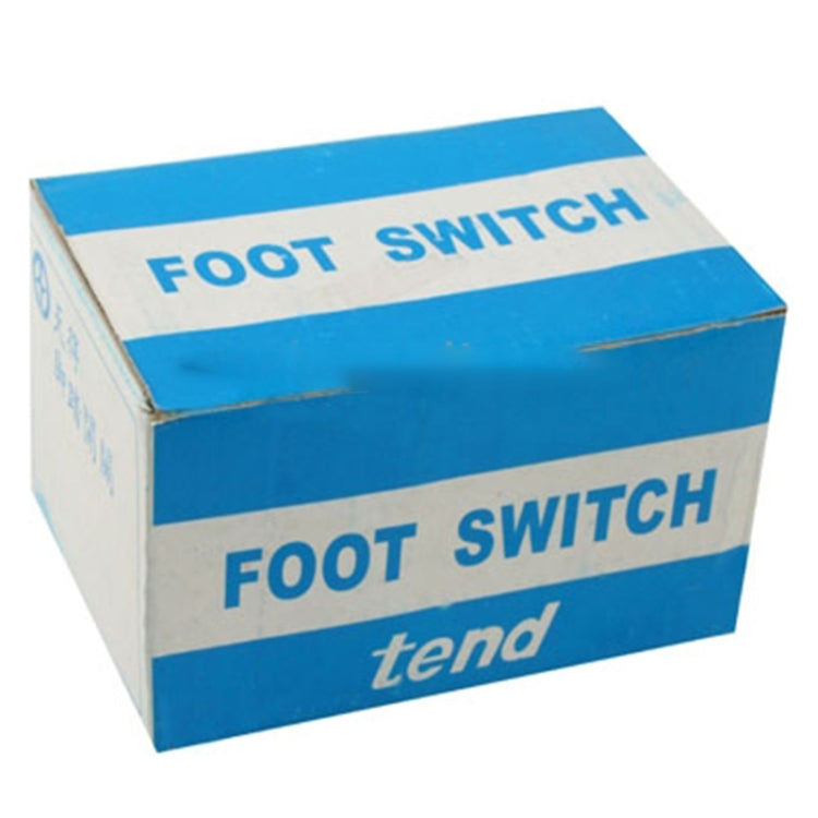 TFS-1 AC 250V 10A Anti-slip Plastic Case Foot Control Pedal Switch, Cable Length: 1m, TFS-1 1m