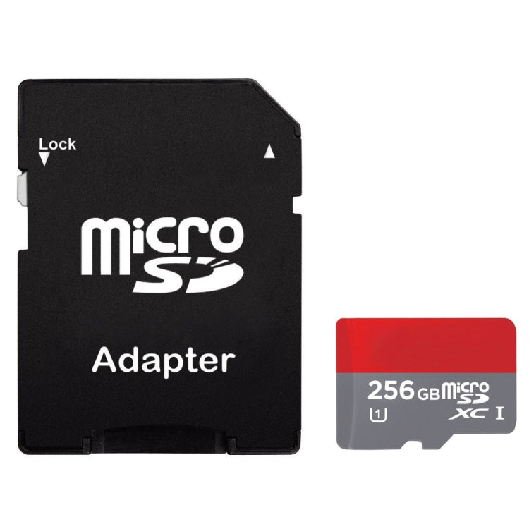256GB High Speed Class 10 TF/Micro SDHC UHS-1(U1) Memory Card, Write: 15mb/s, Read: 30mb/s (100% Real Capacity), 256GB
