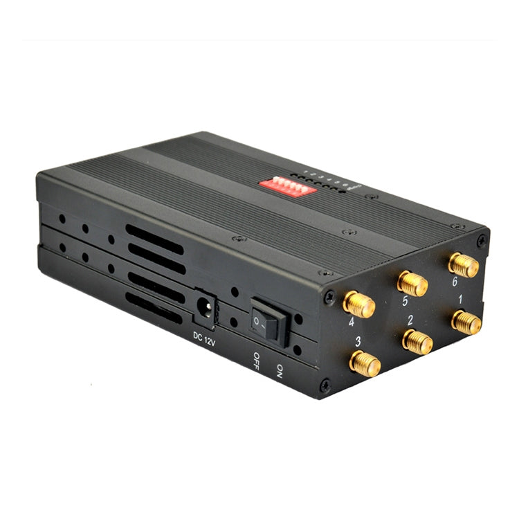 GSM / CDMA / DCS / PCS / 3G / 4G / LOJACK Mobile Phone Signal Breaker / Jammer / Isolator, Coverage: 20meters (JAX-121A-6A)