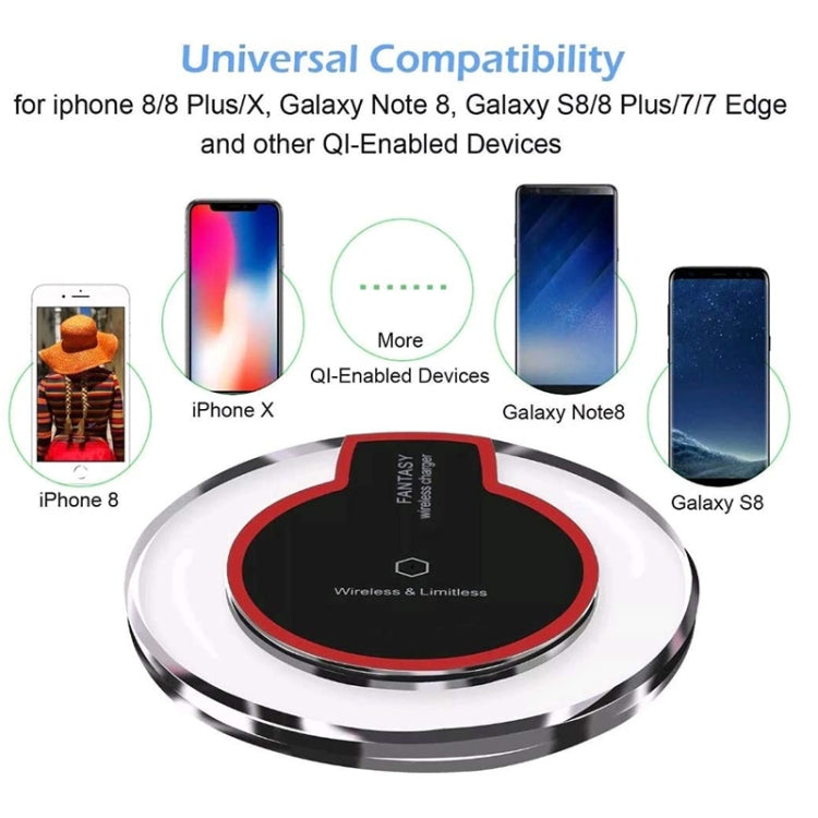FANTASY QI Standard Wireless Charger, FANTASY Black