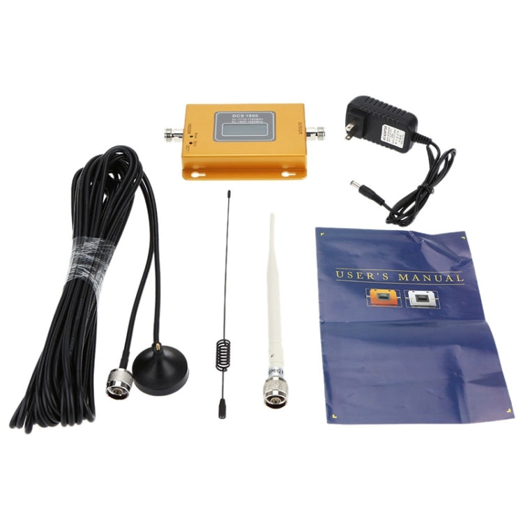 DCS 1800MHz Mobile Phone Signal Booster / LCD Signal Repeater with Sucker Antenna, DCS 1800MHz