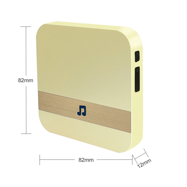 B10 52 Chimes 110dB Doorbell Receiver Low Power Consumption Home Door Tools, US Plug, AC 90-260V, B10 Gold US Plug, B10 Black US Plug, B10 White US Plug