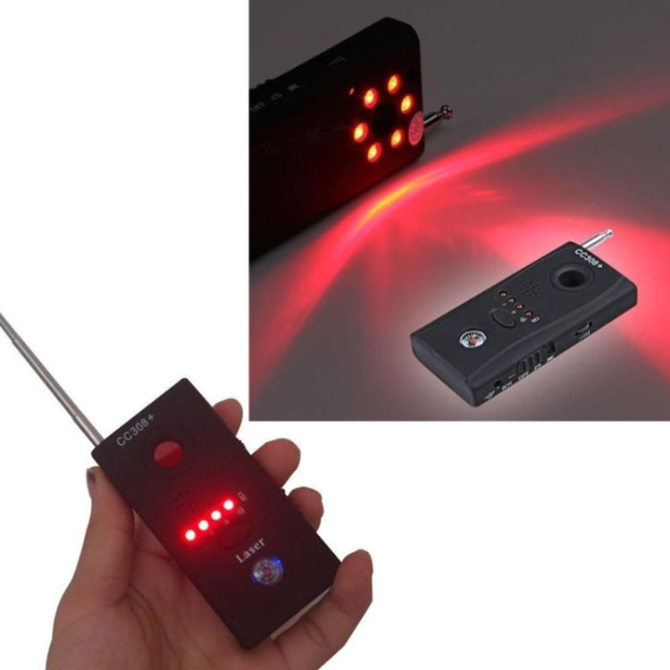 CC308+ Multi Wireless Camera Lens Detector Radio Wave Signal Detect Full-range RF GSM Device Finder