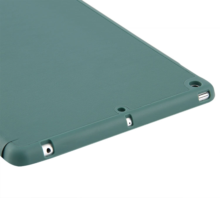 Honeycomb Ventilation Foldable Deformation Horizontal Flip PU Leather Case with 3-Folding Holder & Pen Slot & Smart Sleep / Wake-up, For iPad 10.2