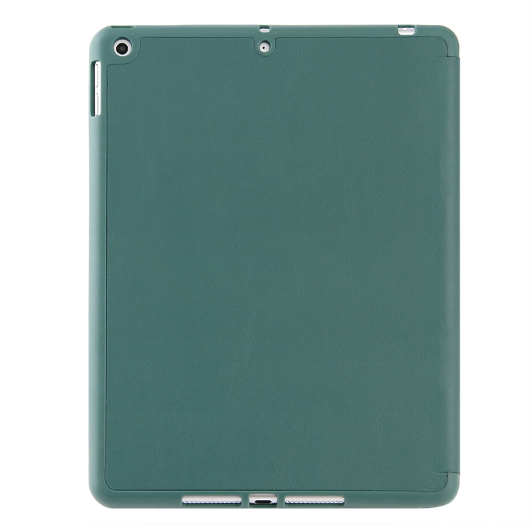Honeycomb Ventilation Foldable Deformation Horizontal Flip PU Leather Case with 3-Folding Holder & Pen Slot & Smart Sleep / Wake-up, For iPad 10.2