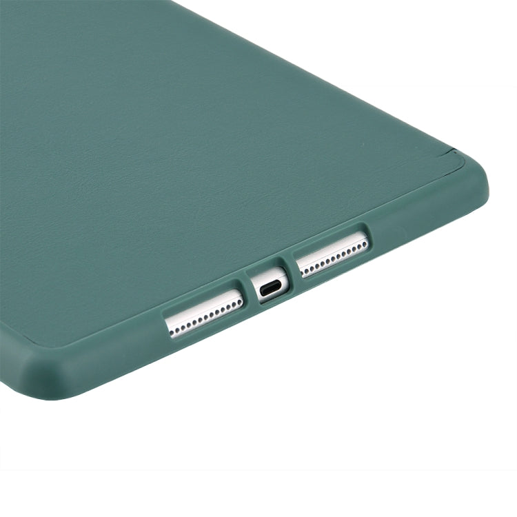 Honeycomb Ventilation Foldable Deformation Horizontal Flip PU Leather Case with 3-Folding Holder & Pen Slot & Smart Sleep / Wake-up, For iPad 10.2
