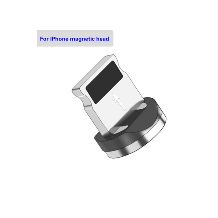 USB to 8 Pin Magnetic Suction Colorful Streamer Mobile Phone Charging Cable, Length: 1m, 1m
