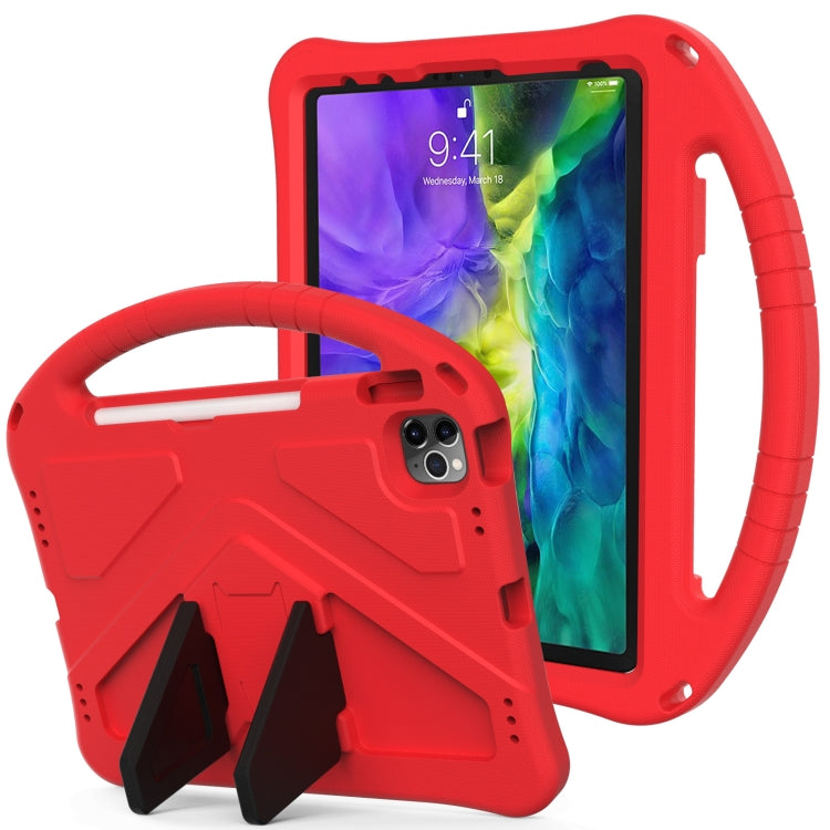 EVA Flat Anti Falling Protective Case Shell with Holder, For iPad Pro 11(2020&2018), For iPad Air 2022 / 2020 10.9