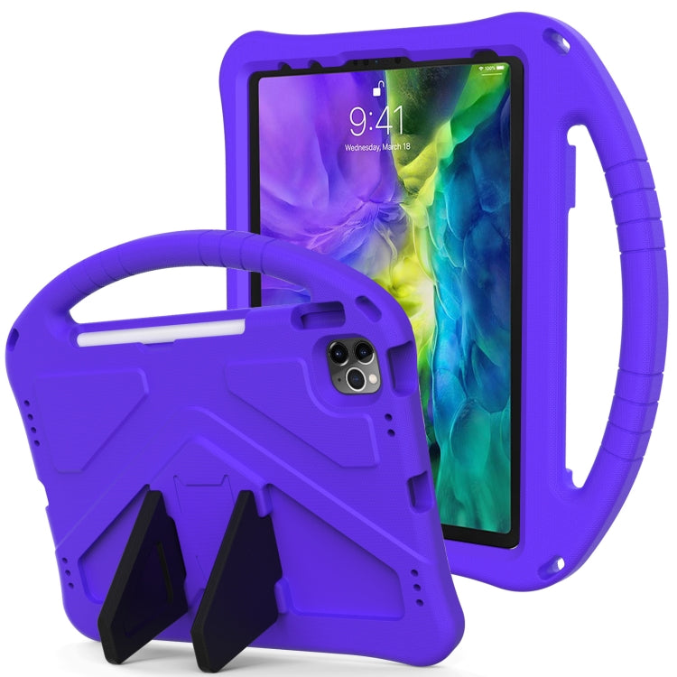 EVA Flat Anti Falling Protective Case Shell with Holder, For iPad Pro 11(2020&2018), For iPad Air 2022 / 2020 10.9