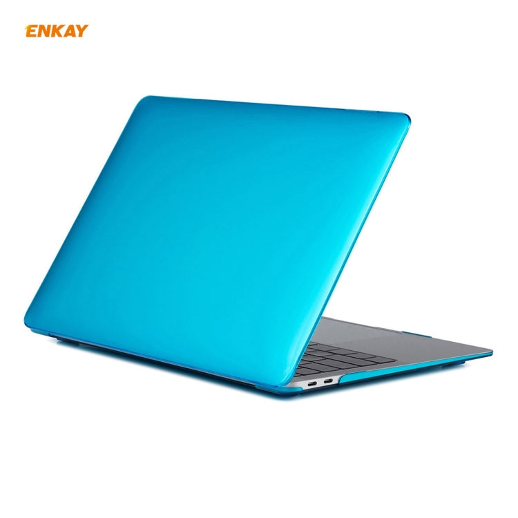 ENKAY 3 in 1 Crystal Laptop Protective Case + EU Version TPU Keyboard Film + Anti-dust Plugs Set for MacBook Air 13.3 inch A2179 & A2337 (2020), For MacBook Air 13.3 inch A2179 (2020)
