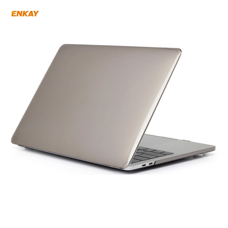 ENKAY 3 in 1 Crystal Laptop Protective Case + US Version TPU Keyboard Film + Anti-dust Plugs Set for MacBook Pro 16 inch A2141 (with Touch Bar), For MacBook Pro 16 inch A2141 (with Touch Bar)