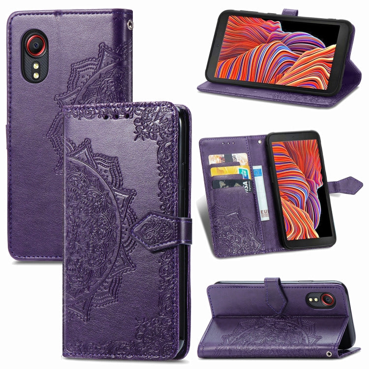 Mandala Flower Embossed Horizontal Flip Leather Case with Bracket / Card Slot / Wallet / Lanyard, For Galaxy XCover 5, For Galaxy A02, For Motorola Moto G30 / G10, For Motorola Moto E7 Power