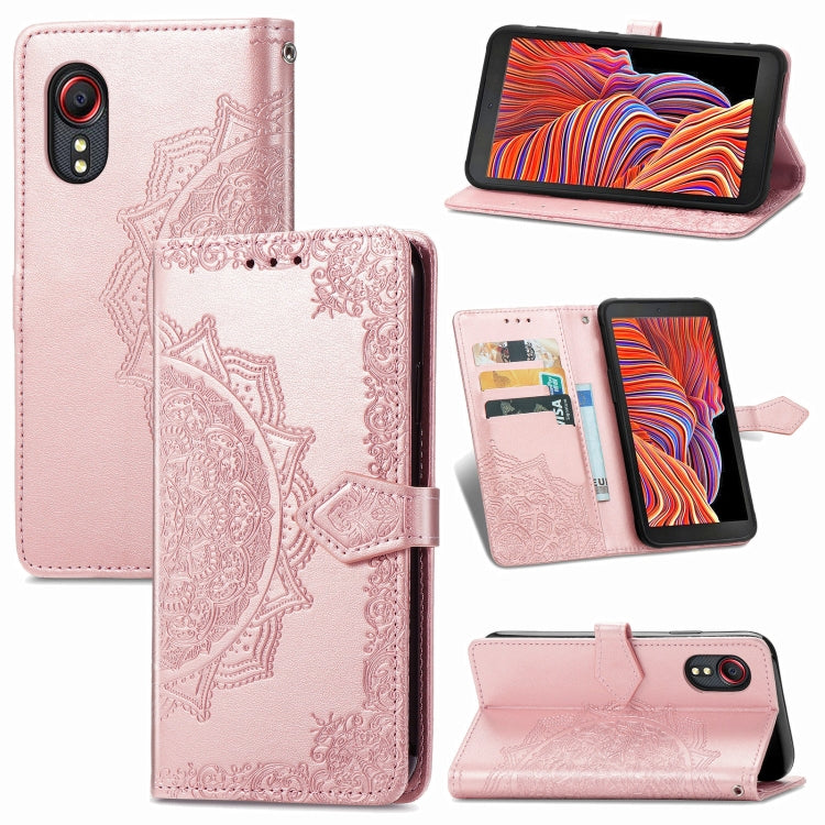 Mandala Flower Embossed Horizontal Flip Leather Case with Bracket / Card Slot / Wallet / Lanyard, For Galaxy XCover 5, For Galaxy A02, For Motorola Moto G30 / G10, For Motorola Moto E7 Power