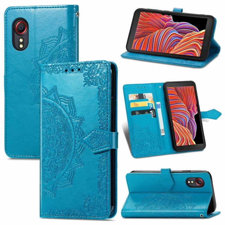 Mandala Flower Embossed Horizontal Flip Leather Case with Bracket / Card Slot / Wallet / Lanyard, For Galaxy XCover 5, For Galaxy A02, For Motorola Moto G30 / G10, For Motorola Moto E7 Power