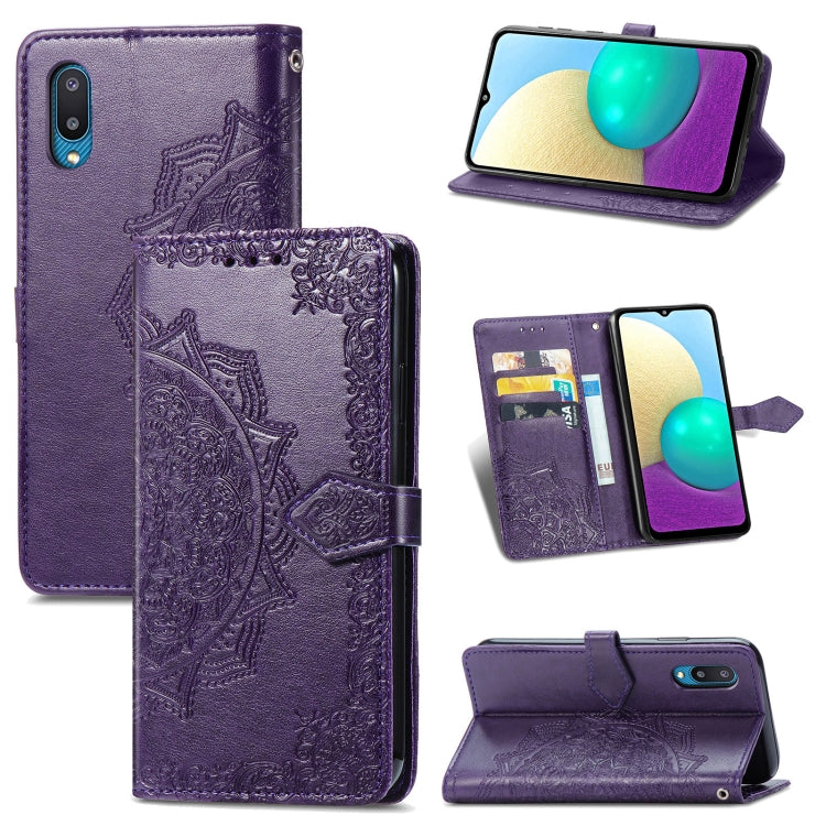 Mandala Flower Embossed Horizontal Flip Leather Case with Bracket / Card Slot / Wallet / Lanyard, For Galaxy XCover 5, For Galaxy A02, For Motorola Moto G30 / G10, For Motorola Moto E7 Power