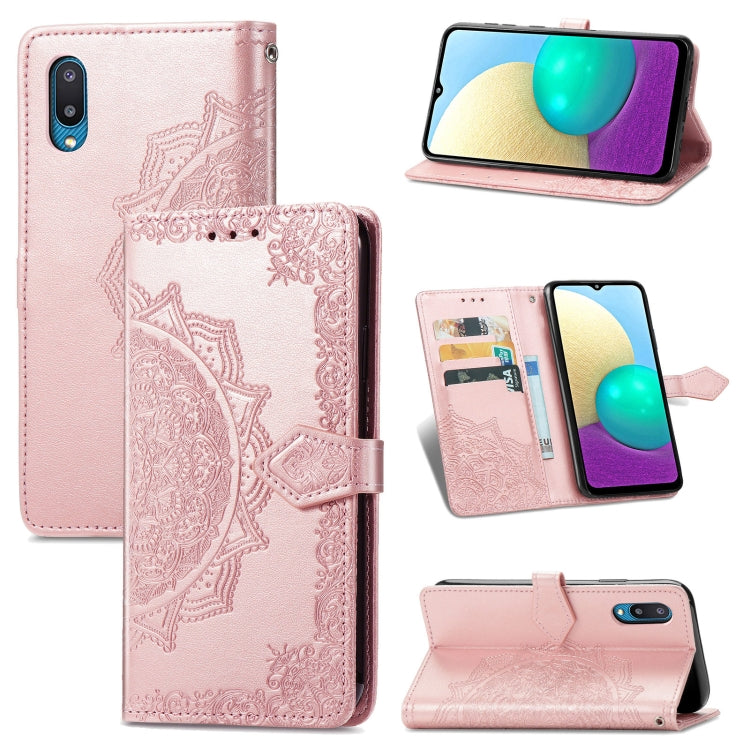 Mandala Flower Embossed Horizontal Flip Leather Case with Bracket / Card Slot / Wallet / Lanyard, For Galaxy XCover 5, For Galaxy A02, For Motorola Moto G30 / G10, For Motorola Moto E7 Power