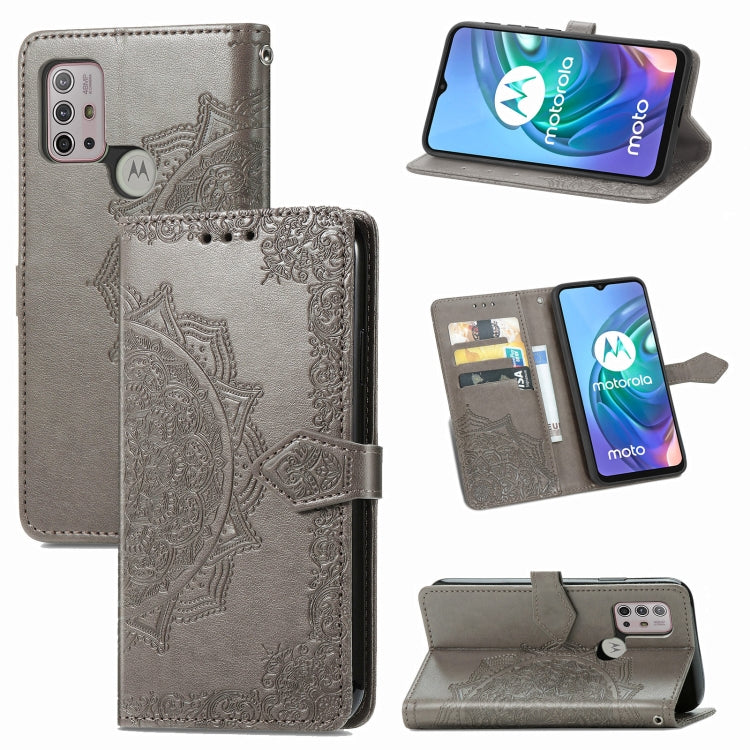Mandala Flower Embossed Horizontal Flip Leather Case with Bracket / Card Slot / Wallet / Lanyard, For Galaxy XCover 5, For Galaxy A02, For Motorola Moto G30 / G10, For Motorola Moto E7 Power